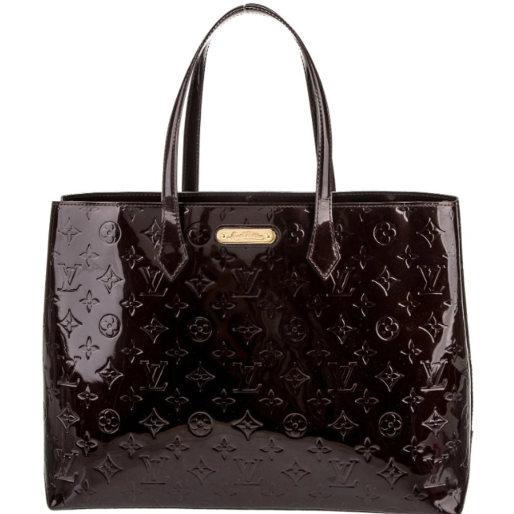 LOUIS VUITTON Monogram Vernis Wilshire MM